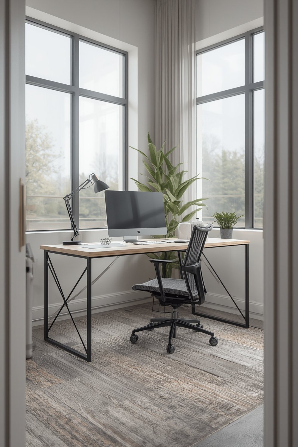 computer desk product view