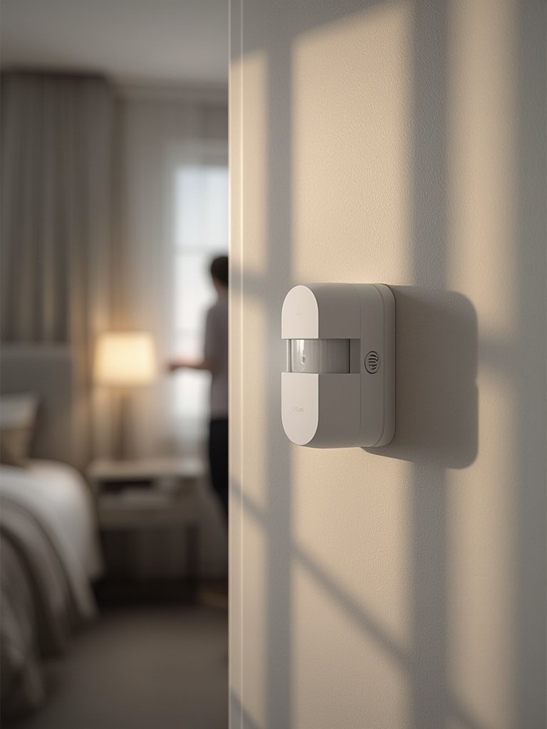 motion sensor in action