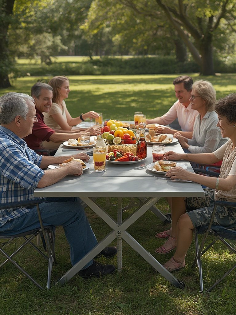 Folding Table in action