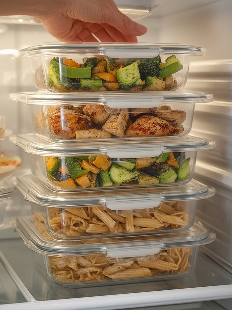 glass containers in action