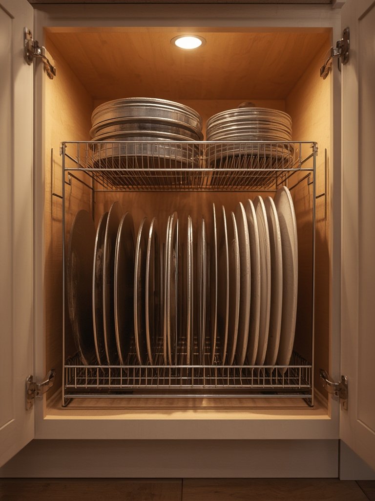 bakeware rack in action