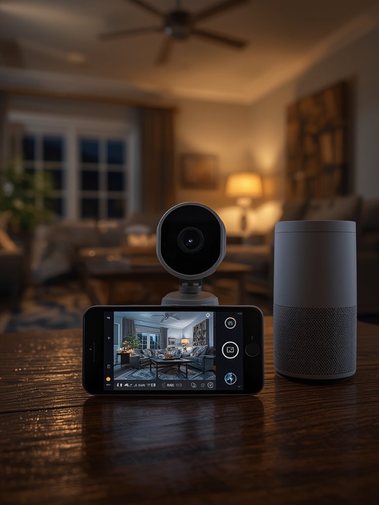 indoor camera in action