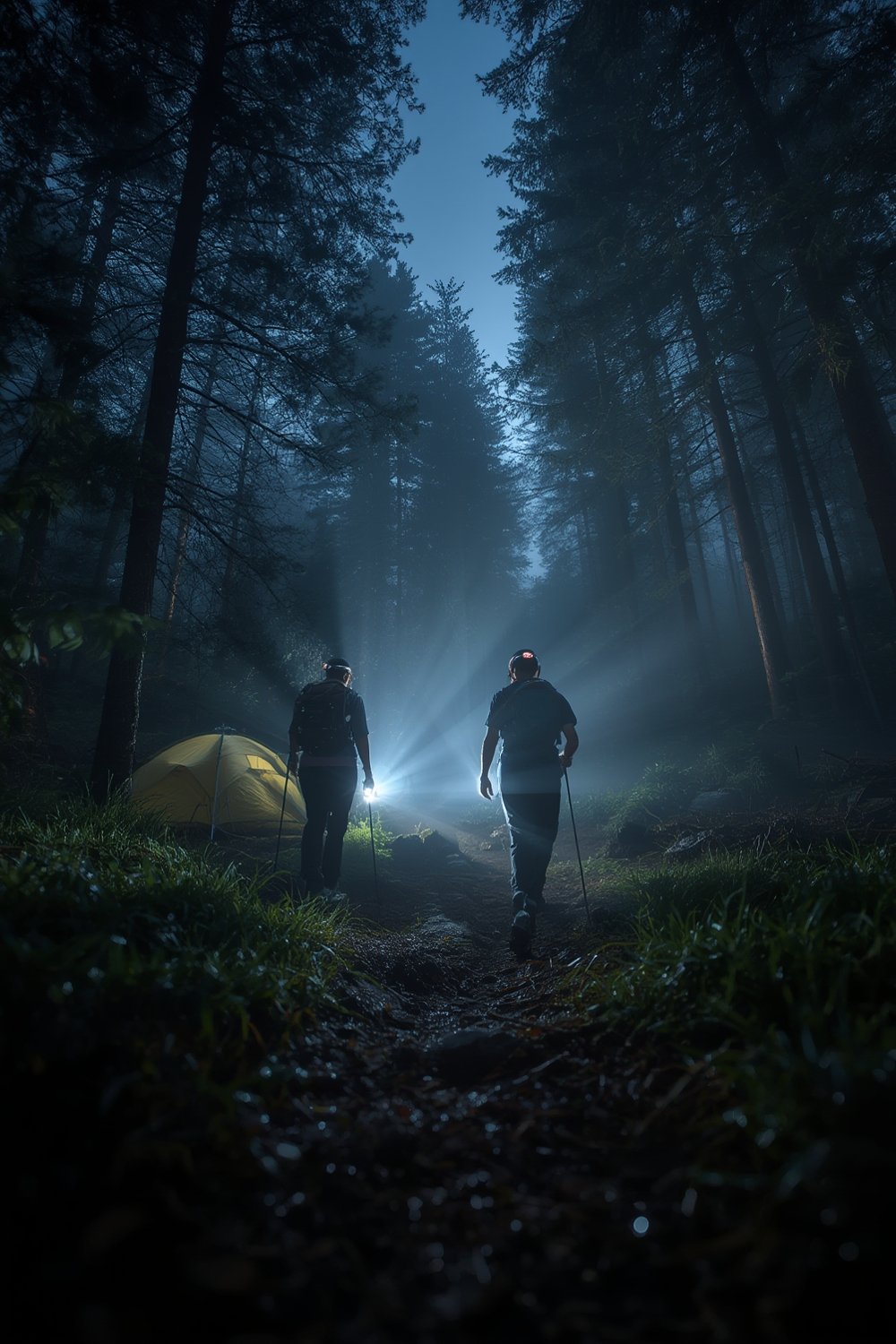 rechargeable headlamp product view