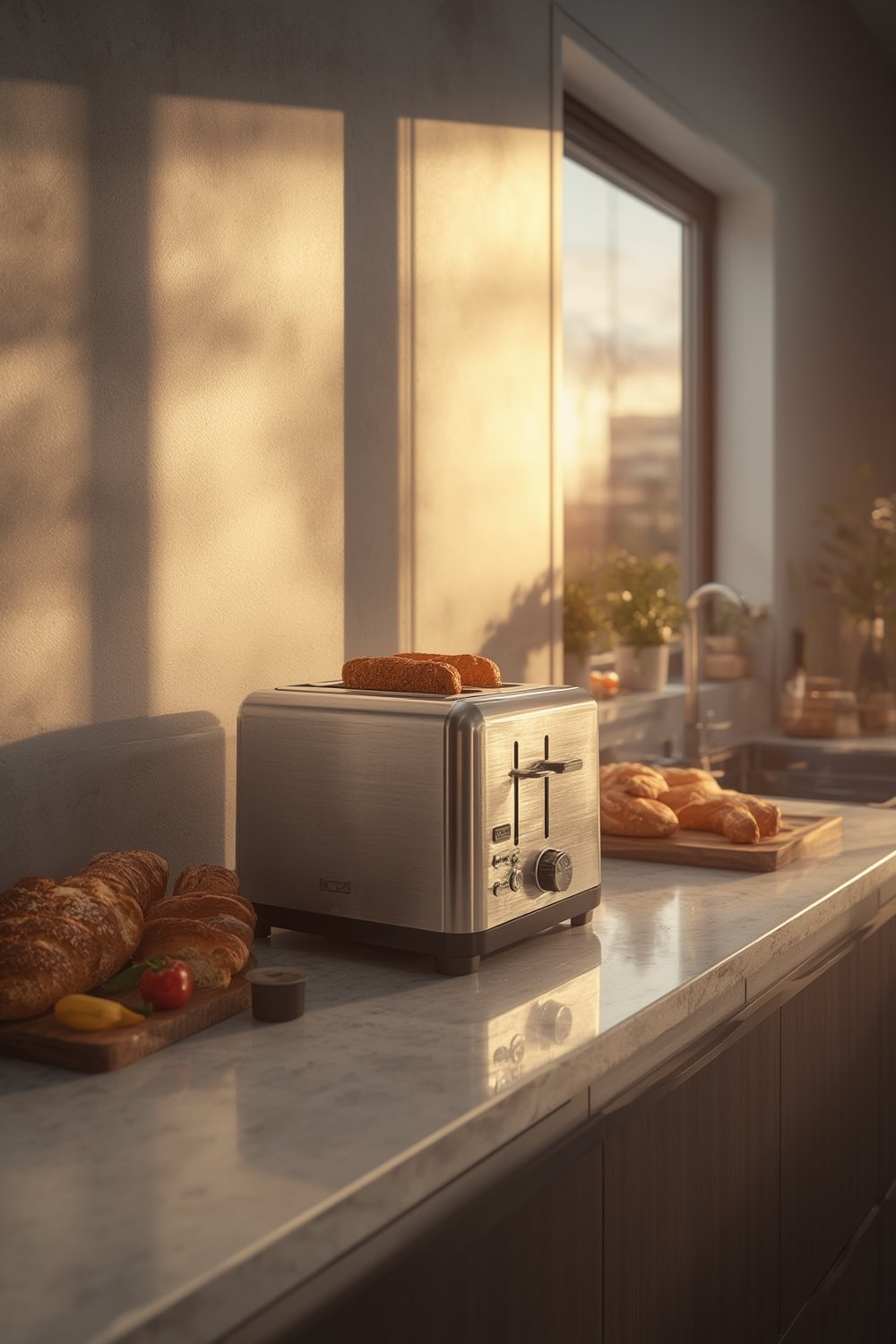 slim toaster product view