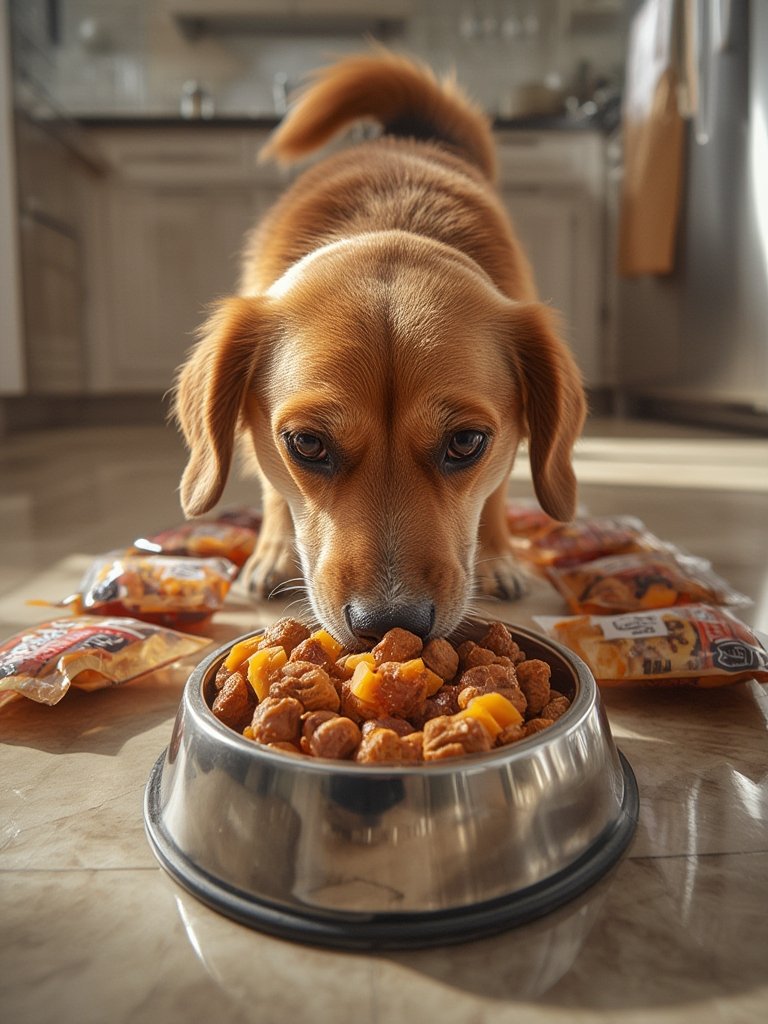 meaty dogfood in action