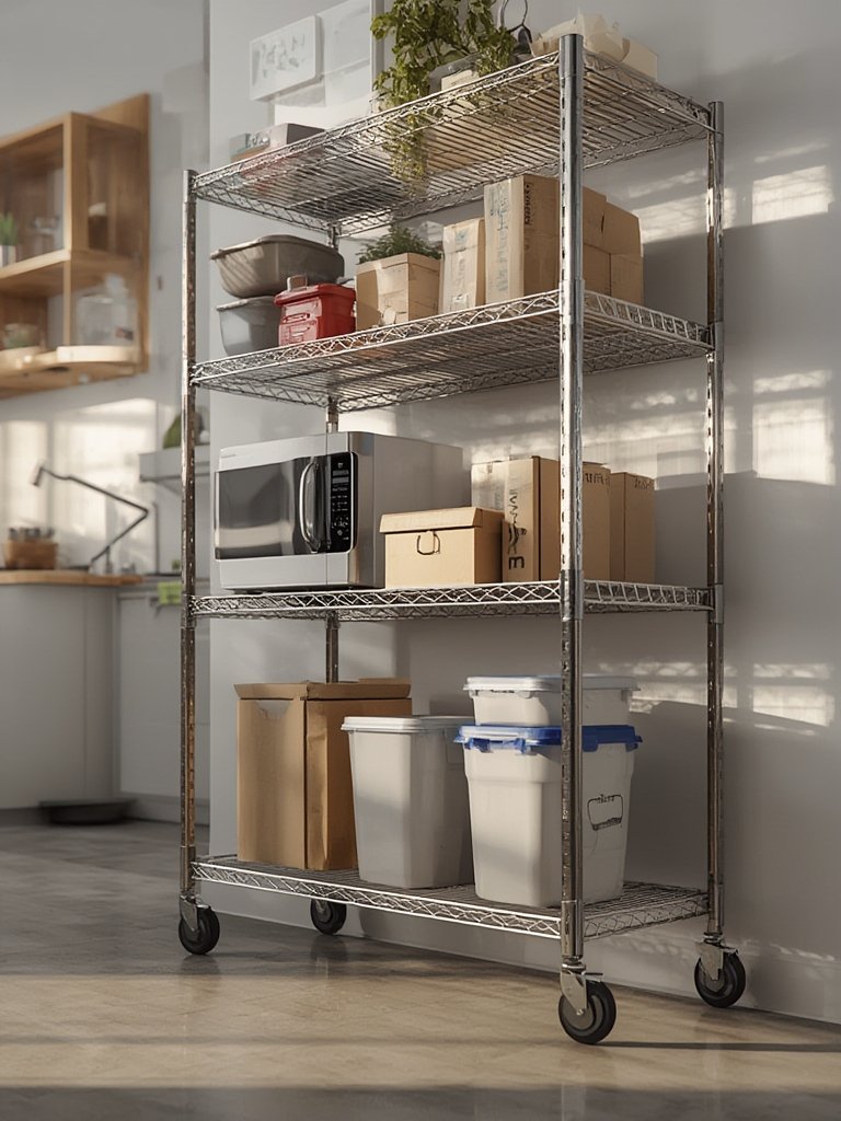 storage shelving in action