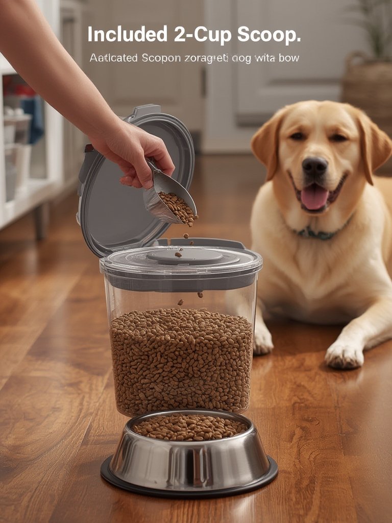 dog container in action