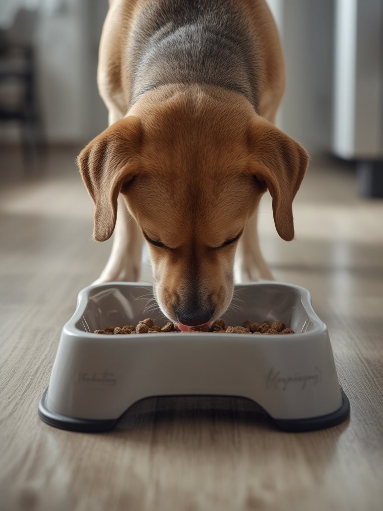 slow feeder in action