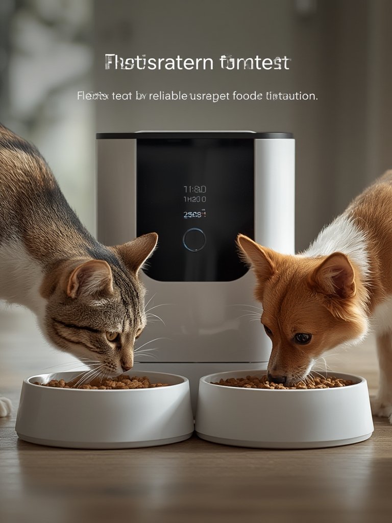 automatic feeder in action