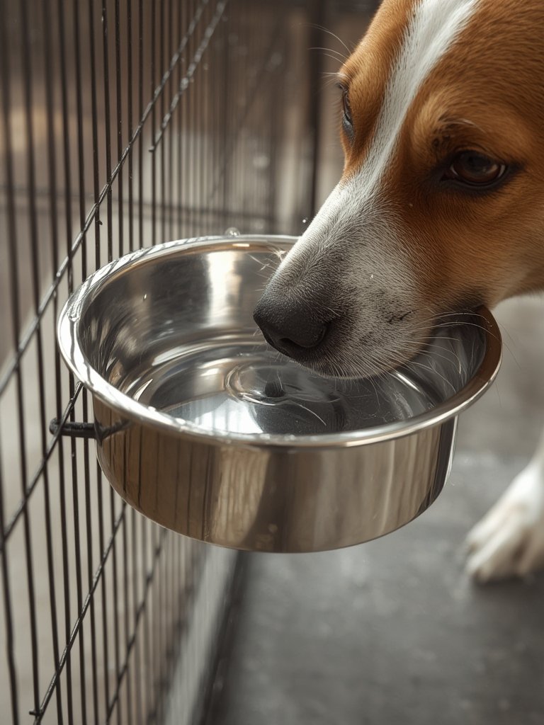 stainless bowl in action