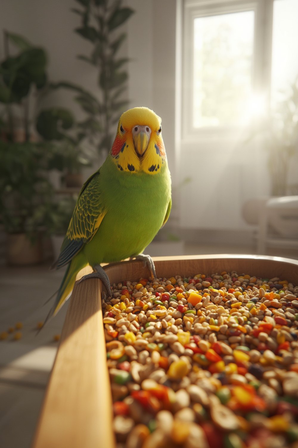 parakeet food product view