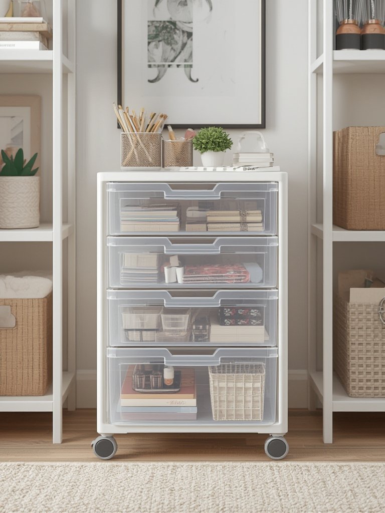 storage cart in action