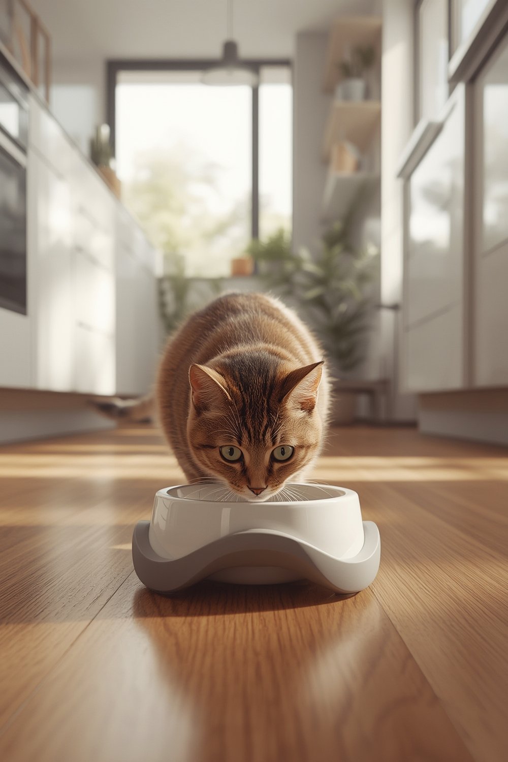 raised cat product view