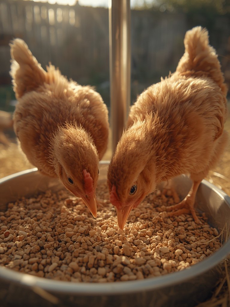 chick feed in action